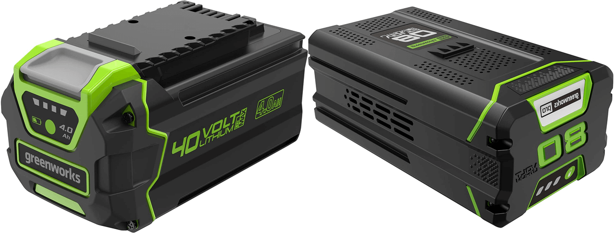 greenworks 40v battery vs 80v battery